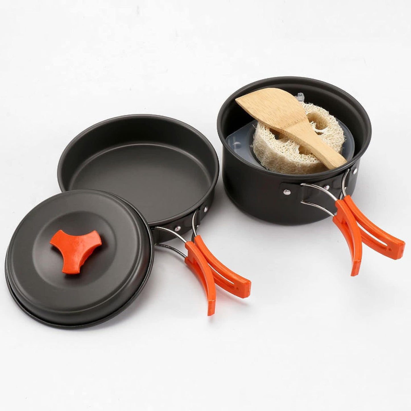 Portable Outdoor Camping Cookware Set with Stove