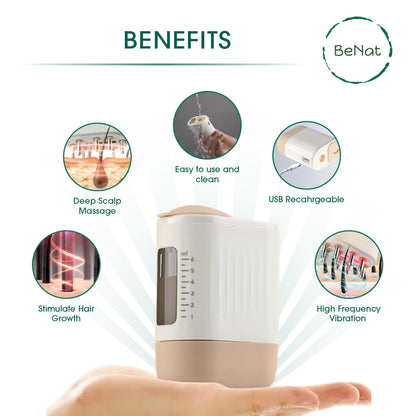 2 in 1 Electric Oil Applicator and Vibration Scalp Massager.