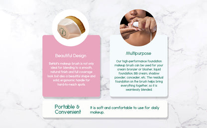 Synthetic Hair Foundation Makeup Brush