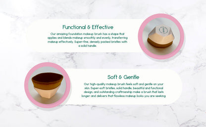 Synthetic Hair Foundation Makeup Brush