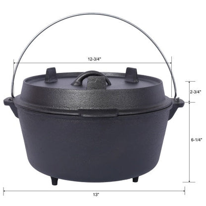 Outdoor Camping Cast Iron Dutch Oven Pot