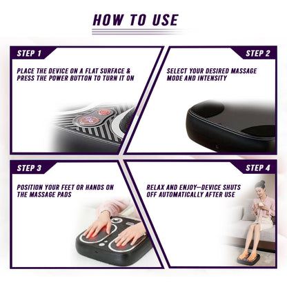 Heated Stress & Pain Relief Foot Massager